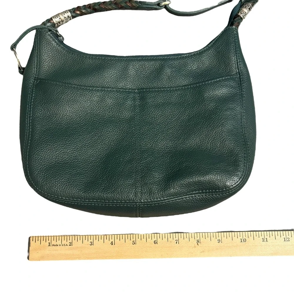 Brighton Bag Leather Shoulder Barbados Jewel Hobo Dark Green Hobo Emerald Pebble
